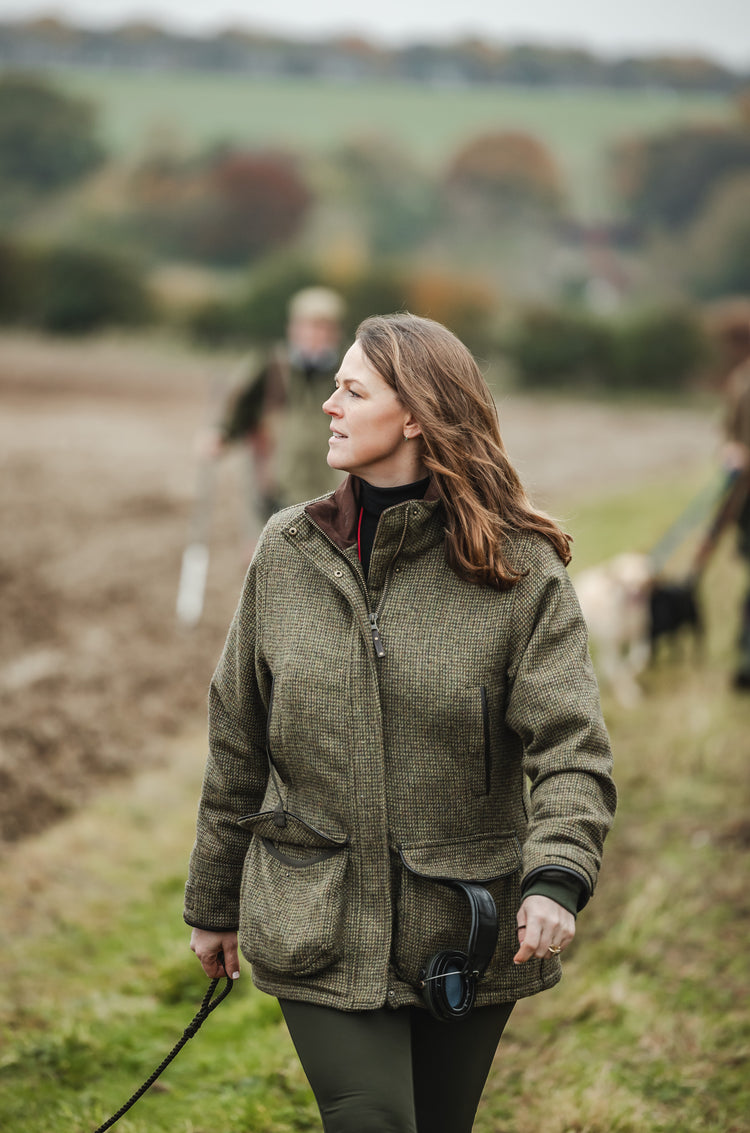 Ballynahinch Tweed Field Coat - Heath