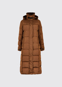 Aldborough Women's full length technical down jacket - Russet