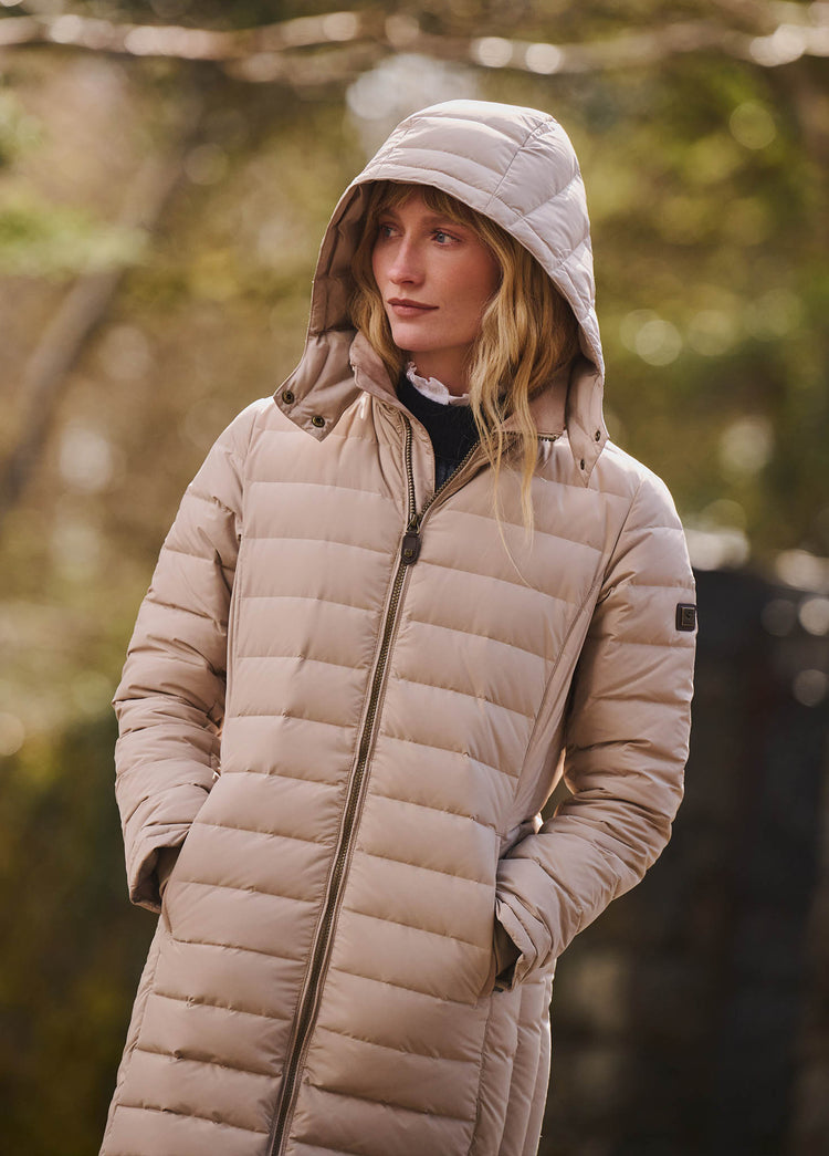 Ballybrophy Quilted Jacket - Oat