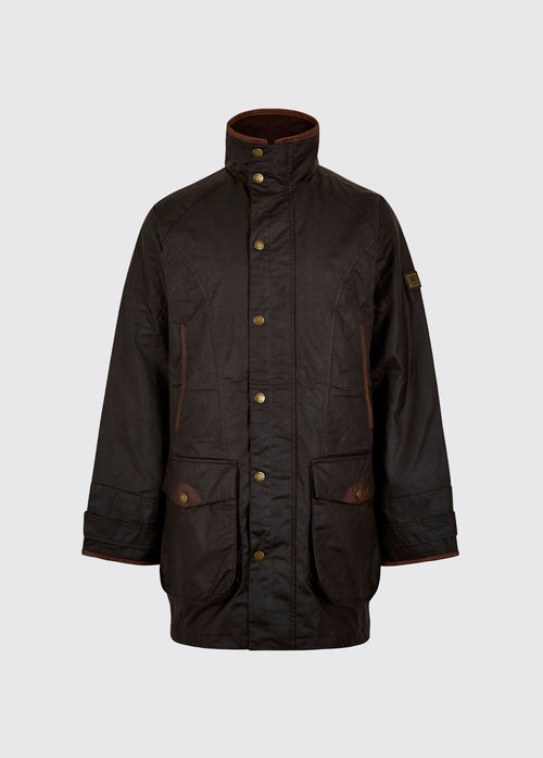 Ballylee Men's Wax Cotton Jacket - Java