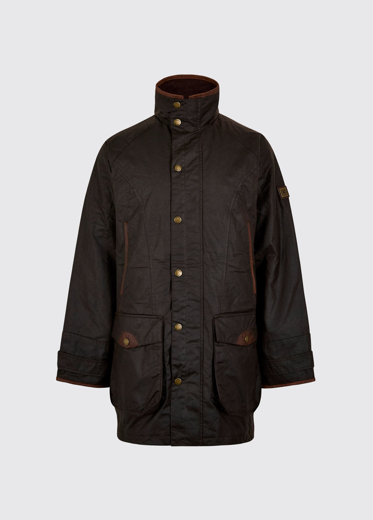 Ballylee Men's Wax Cotton Jacket - Java