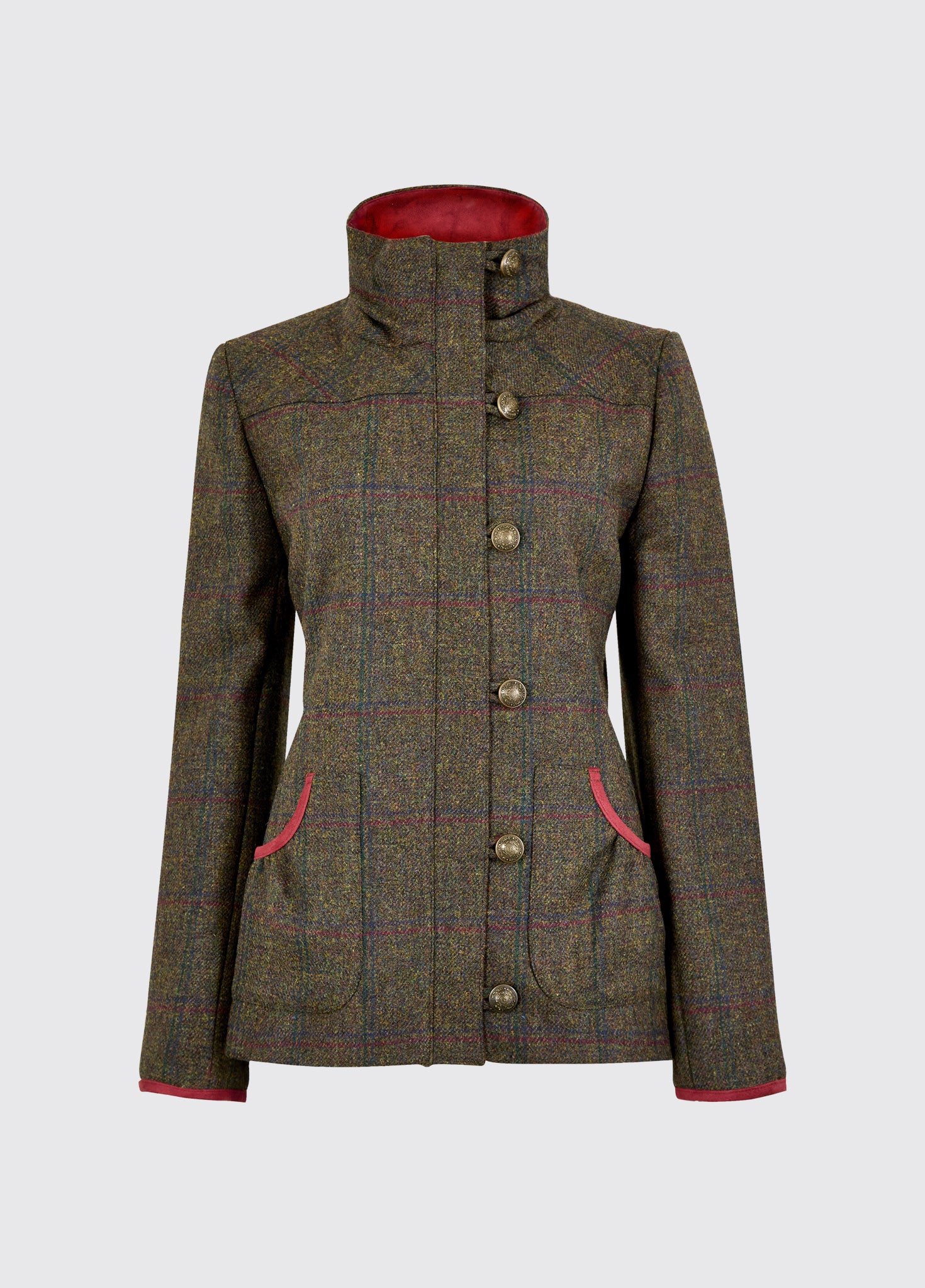 Bracken Tweed Jacket - Woodrose