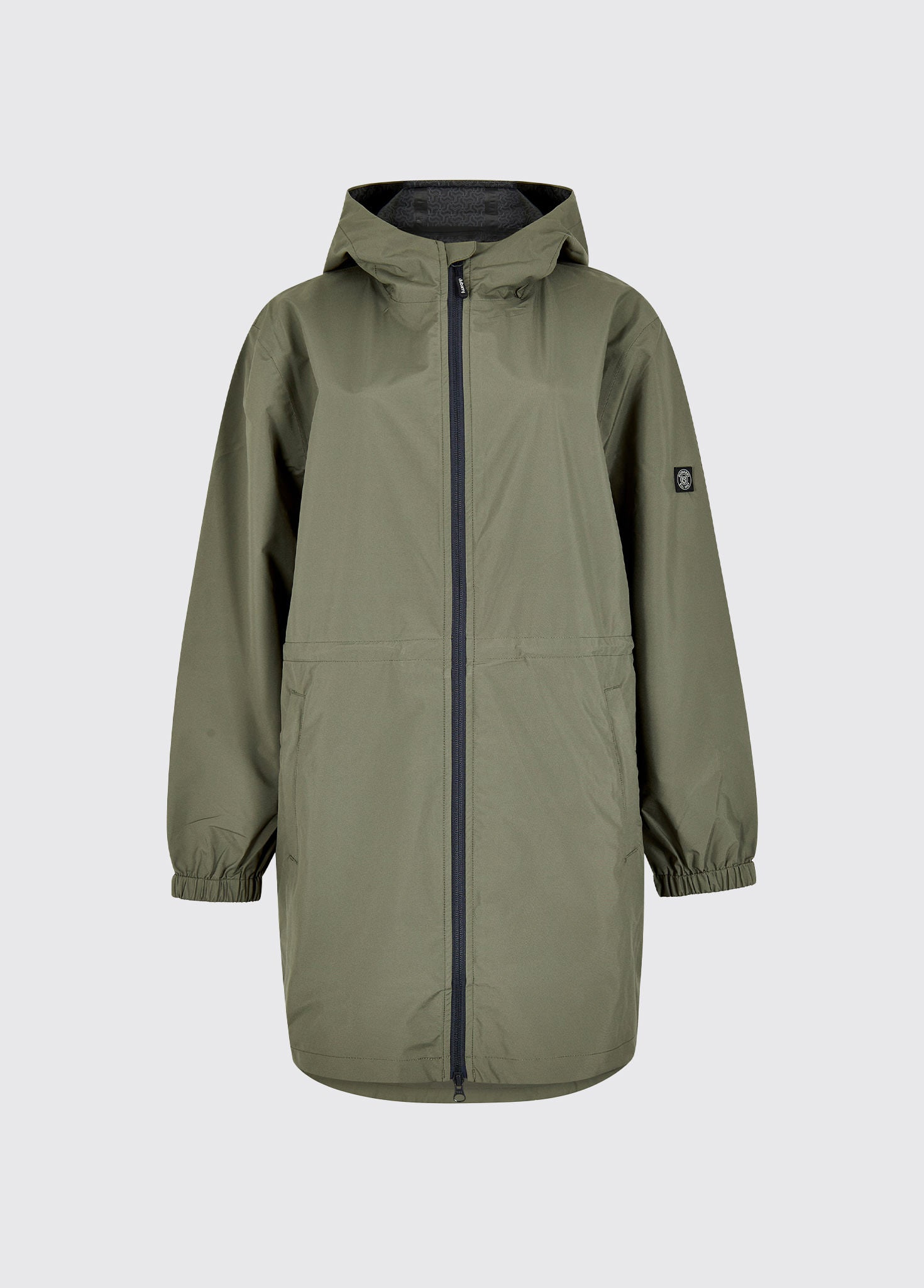 Brookside Women's Hooded Rain Mac - Kelp