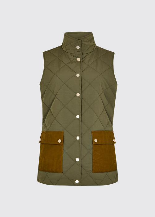 Clashmore Women's Quilted Gilet - Kelp