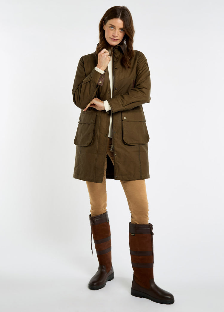 Clifford Women's Wax Cotton Jacket  - Beech