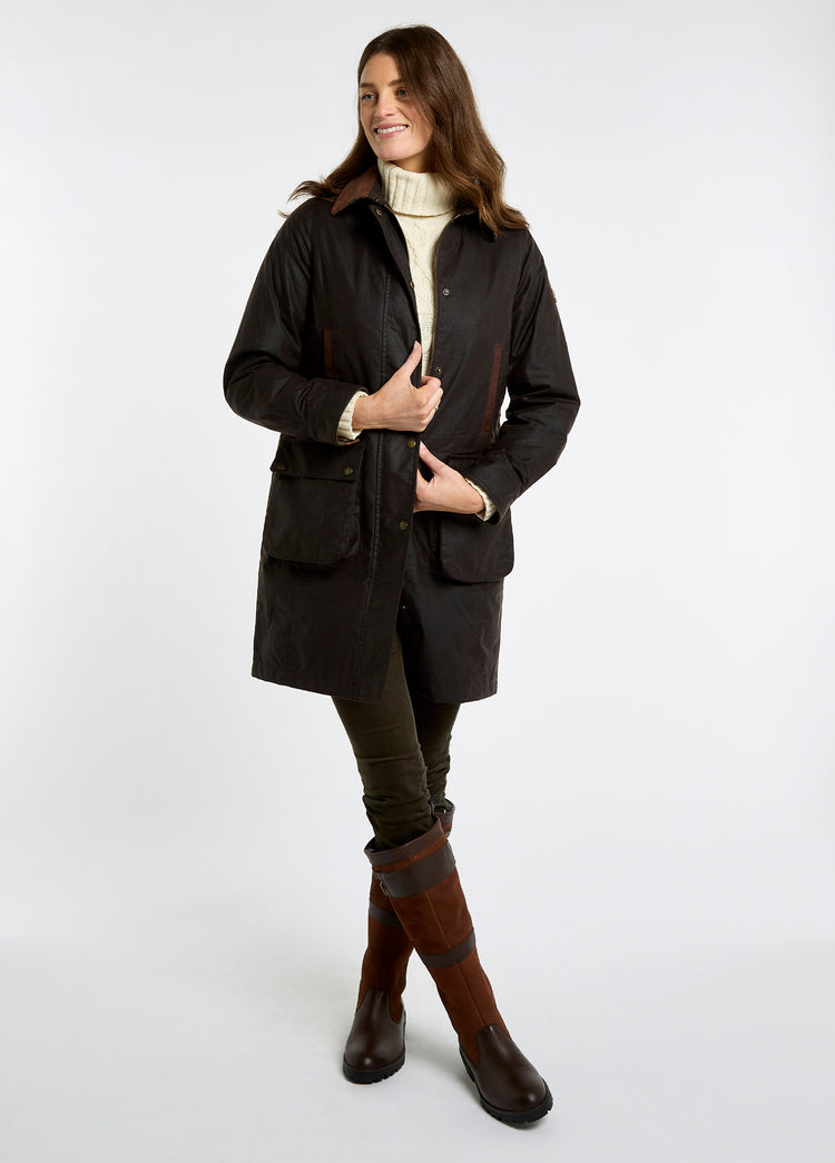 Clifford Women's Wax Cotton Jacket  - Java