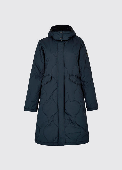 Corbett Ladies Quilted Coat - Navy