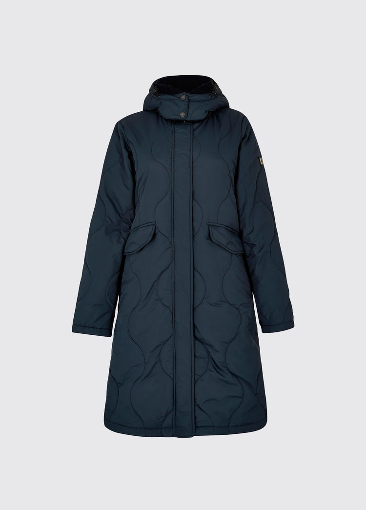 Corbett Ladies Quilted Coat - Navy