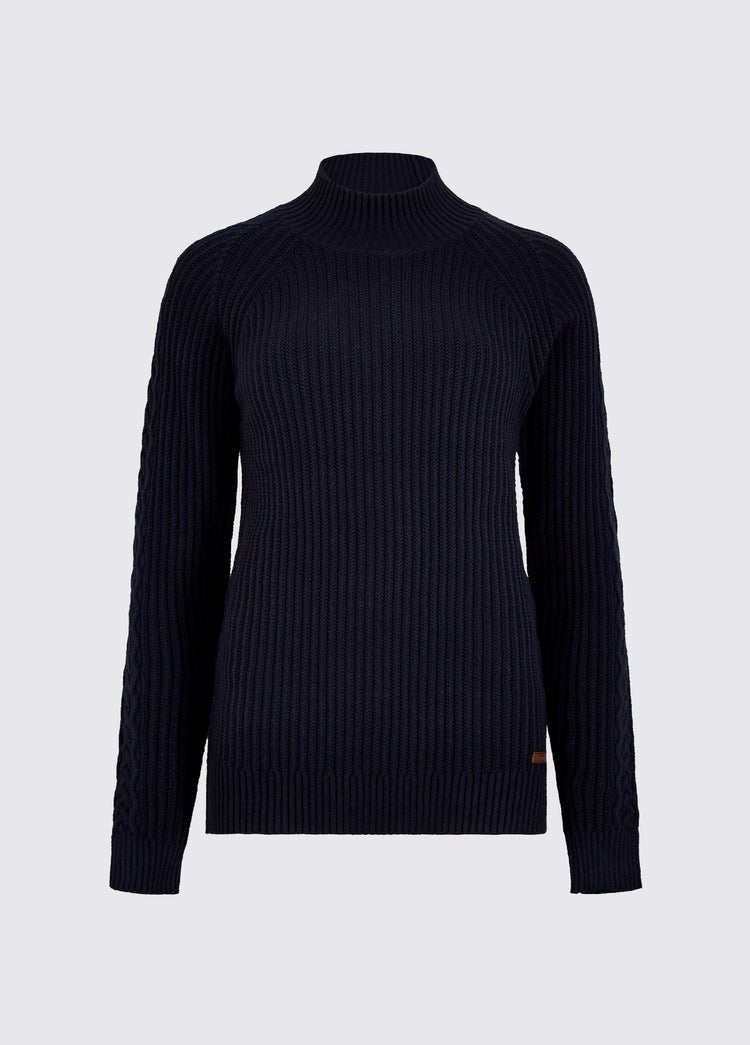 Corcoran Women’s rib-knit sweater - Navy