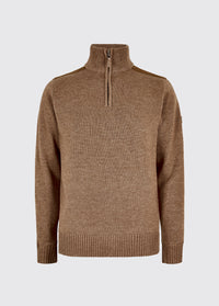 Doherty Men’s zip neck sweater - Elk