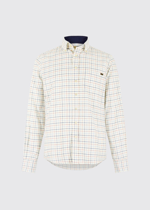 Drumcar Men’s tattersall check shirt - Indigo