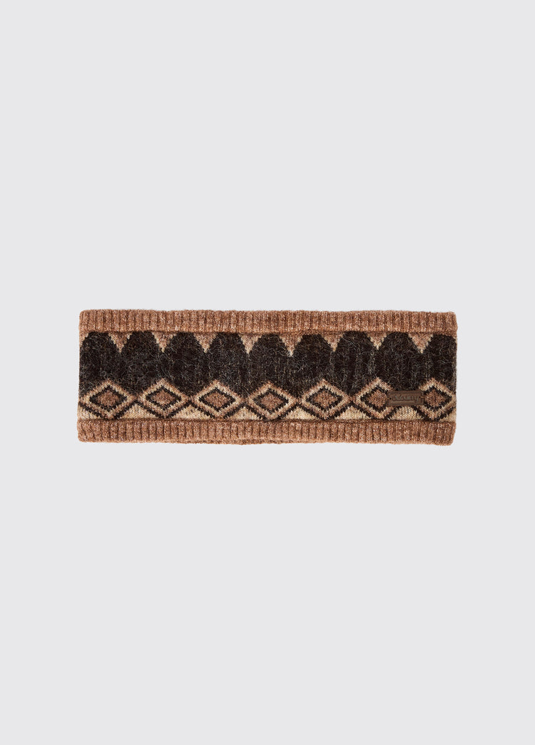Drumroe Knitted Headband - Oat Multi