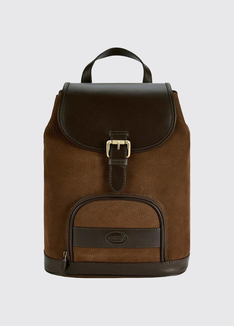 Dunross Leather Backpack - Walnut