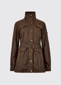 Gandon Women's Wax Cotton Coat - Café