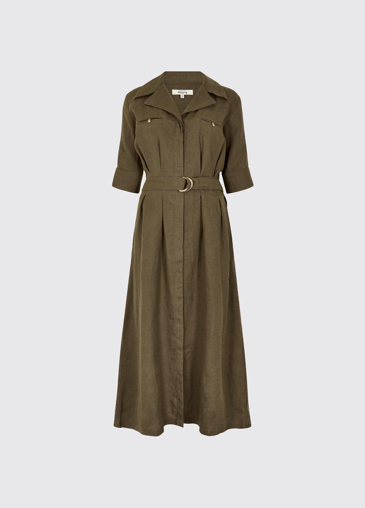 Gaynor Women's Linen Dress - Khaki Gaynor Women's Linen Dress - Khaki