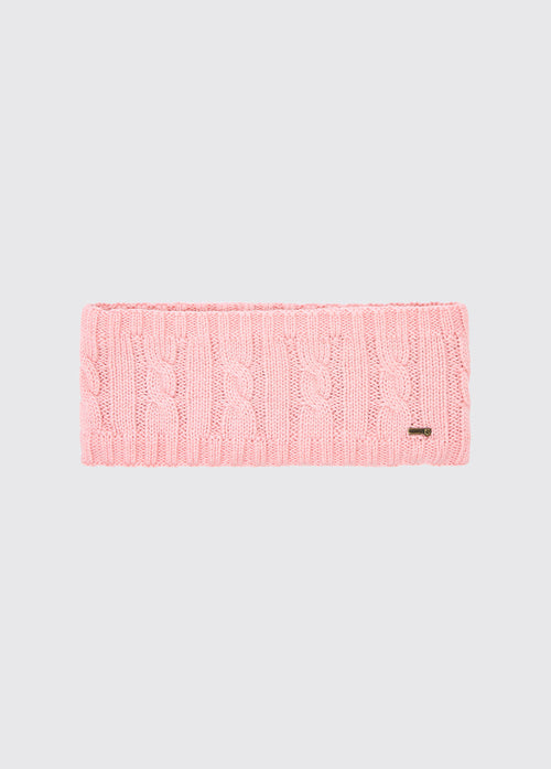 Gleeson Cable knit headband - Dusky Rose