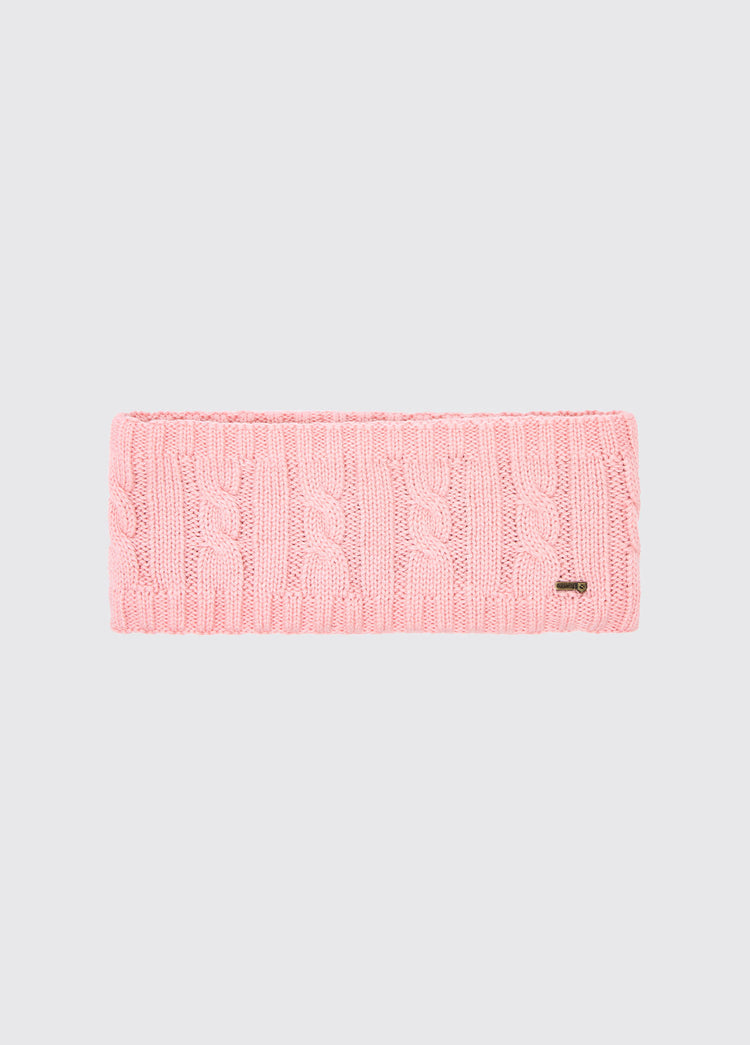 Gleeson Cable knit headband - Dusky Rose
