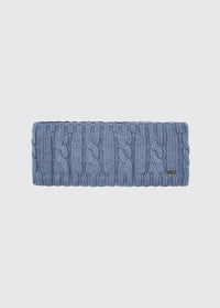 Gleeson Cable knit headband - Indigo