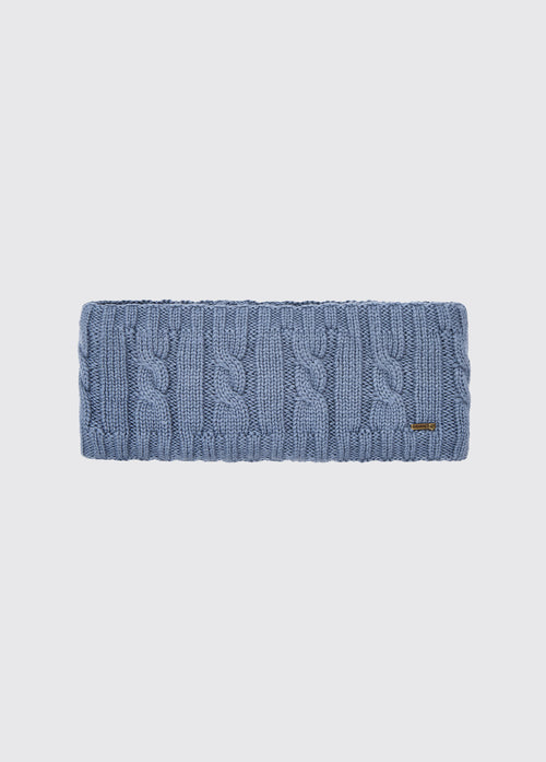 Gleeson Cable knit headband - Indigo