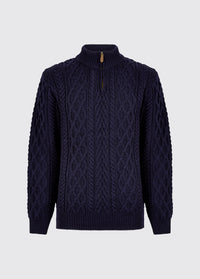 Henihan Men’s ¼ zip neck sweater - Navy