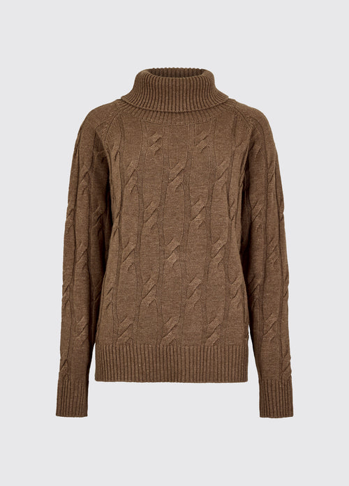 Hennessy Women's Roll Neck Sweater - Elk