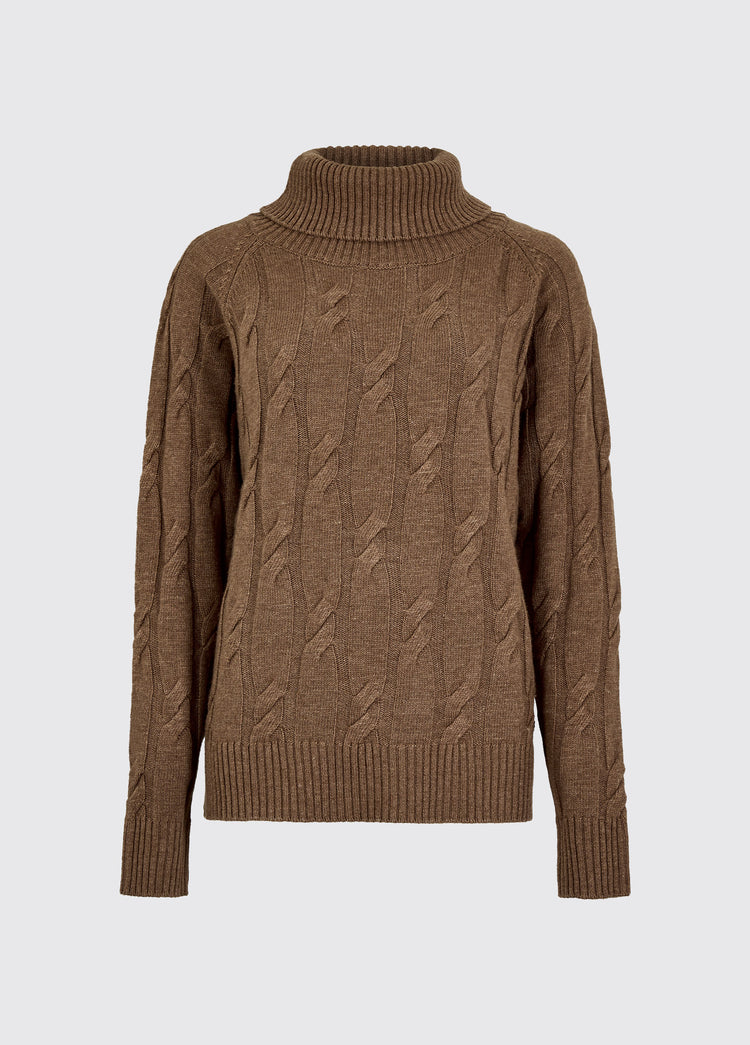 Hennessy Women's Roll Neck Sweater - Elk