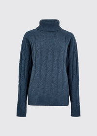 Hennessy Women's Roll Neck Sweater - Indigo