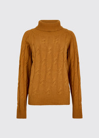 Hennessy Women's Roll Neck Sweater - Ochre