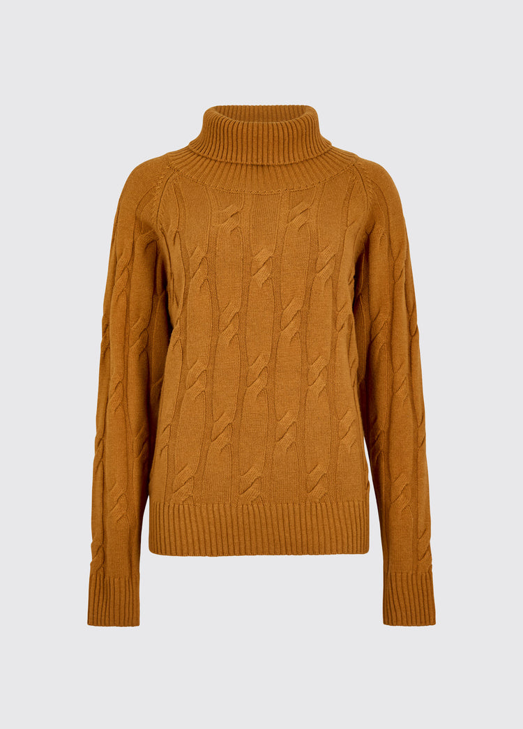 Hennessy Women's Roll Neck Sweater - Ochre