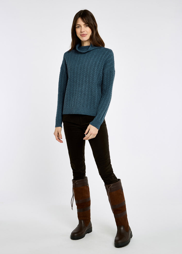 Hopkins Women's relaxed fit sweater - Indigo