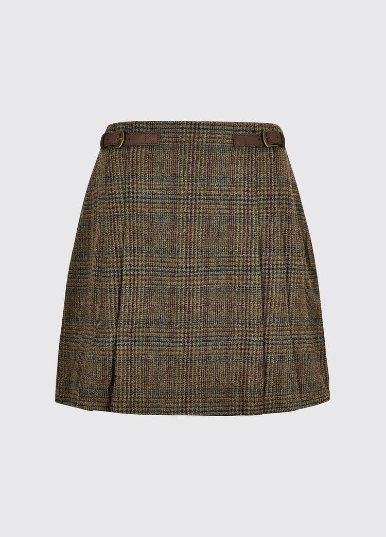 Hornbeam Women's pleated tweed skirt - Kelty Glen