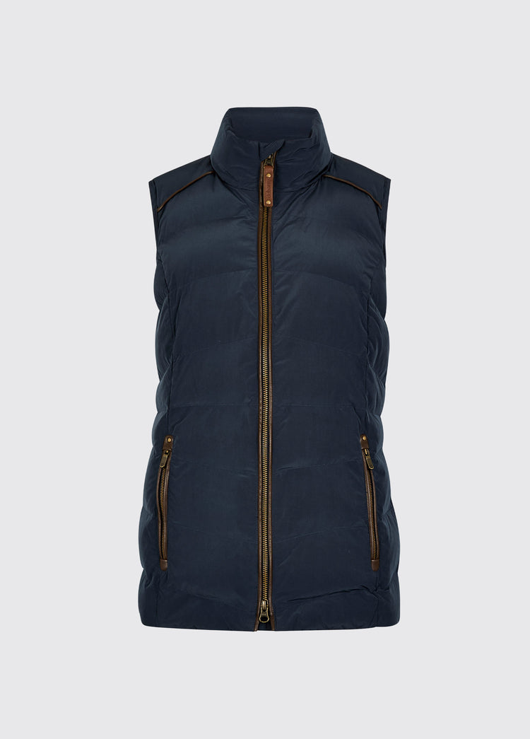 Kilcarey Women’s quilted gilet - Navy