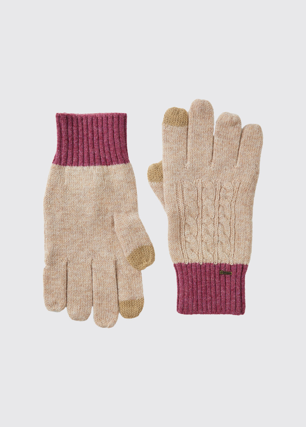 Ballyhide­­ Knitted Gloves Oat