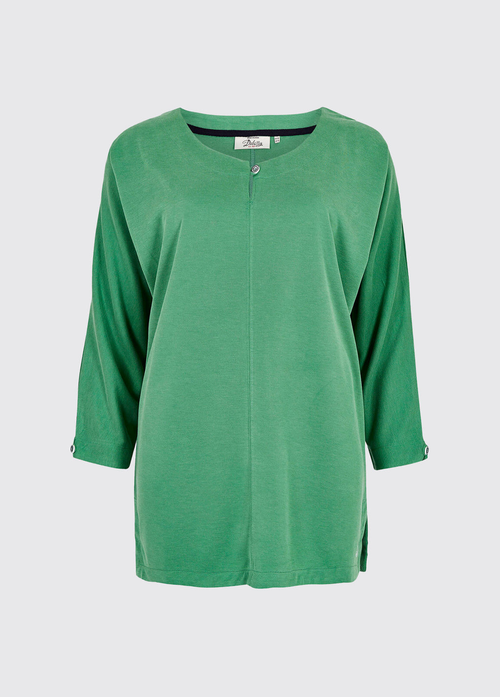 Mountlucas 3 4 sleeve Top Kelly