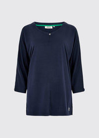 Mountlucas 3/4 sleeve Top - Navy