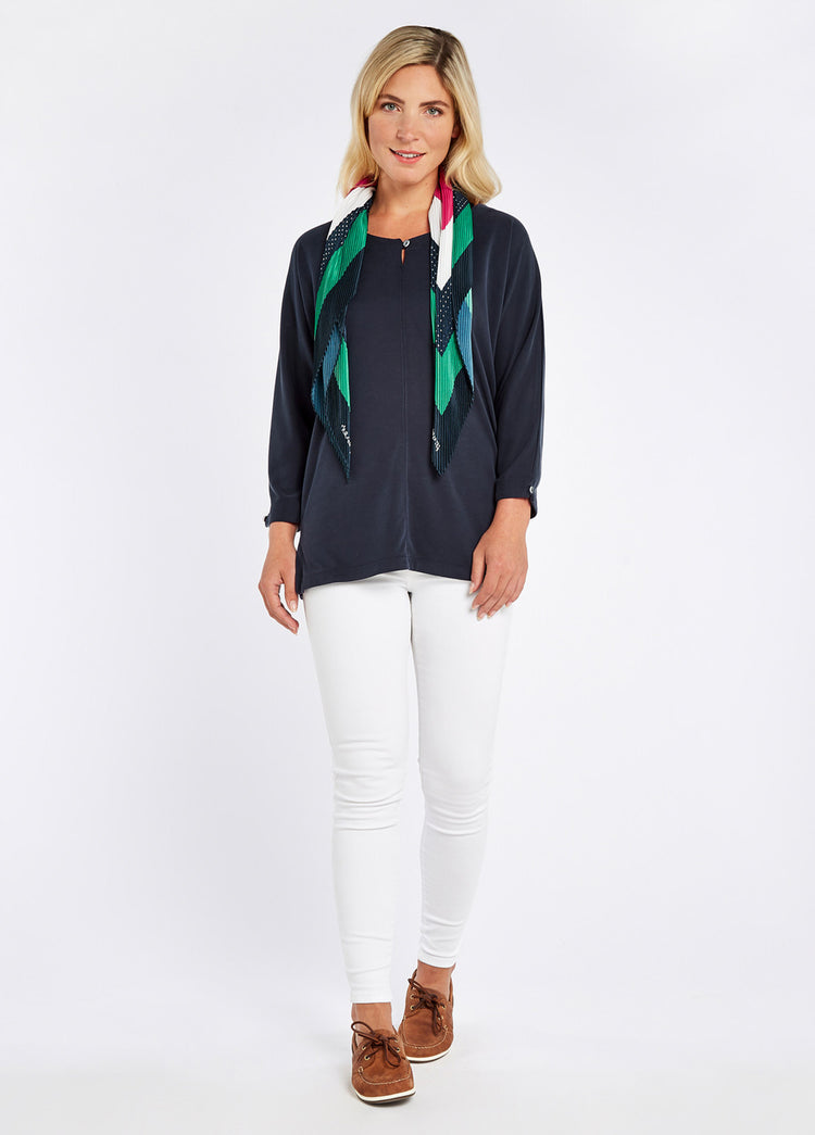 Mountlucas 3/4 sleeve Top - Navy