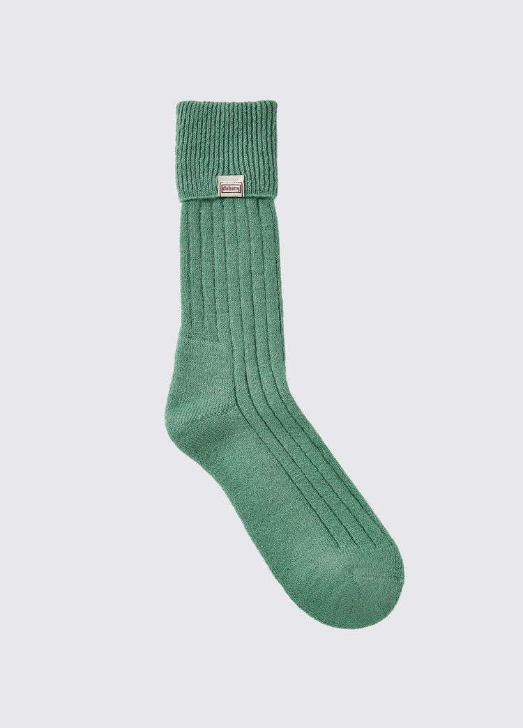 Holycross Ladies Alpaca Socks - Crab Apple