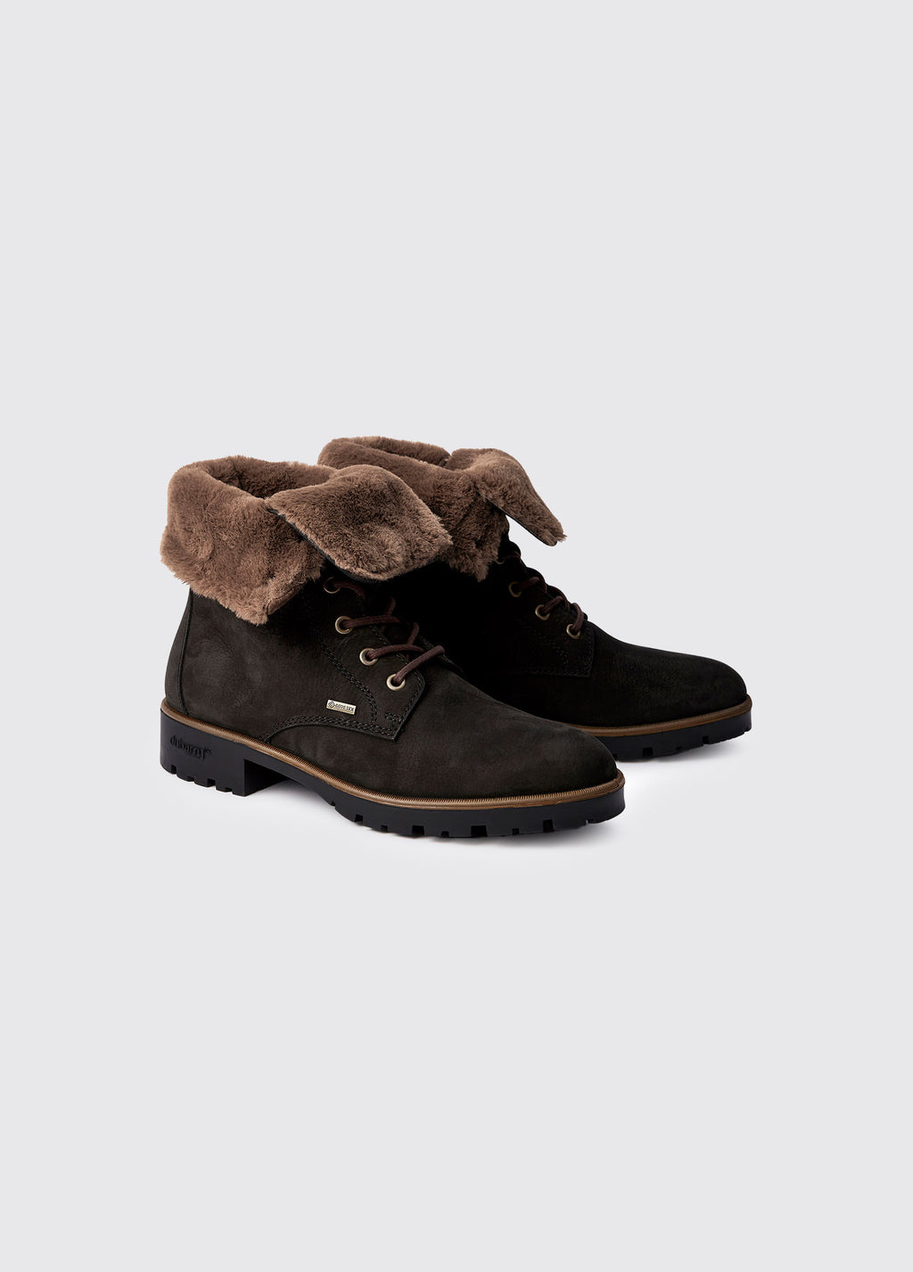 Glengarriff Fur Lined Laced Ankle Boot