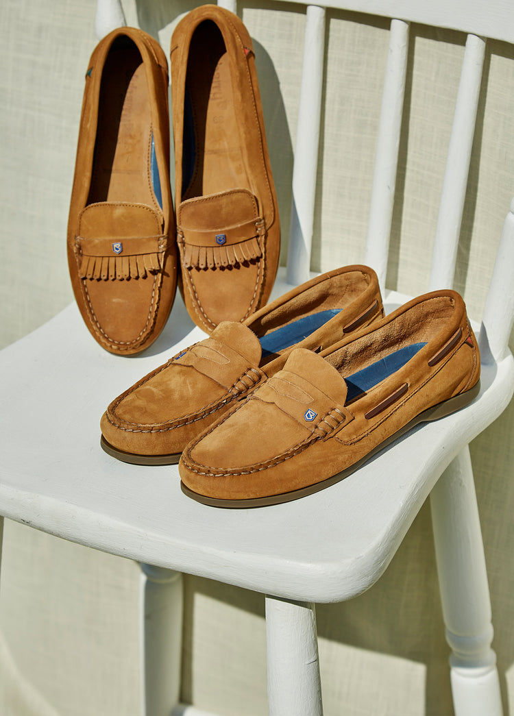 Belize Deck Shoe - Cognac