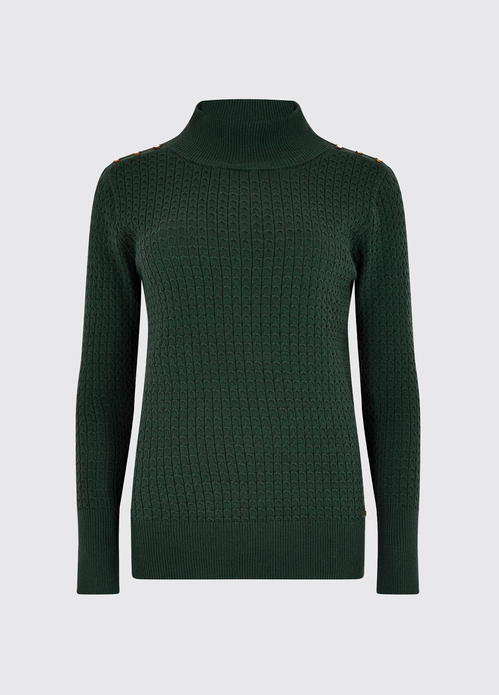 Monkstown Cable Stitch Sweater Verdigris