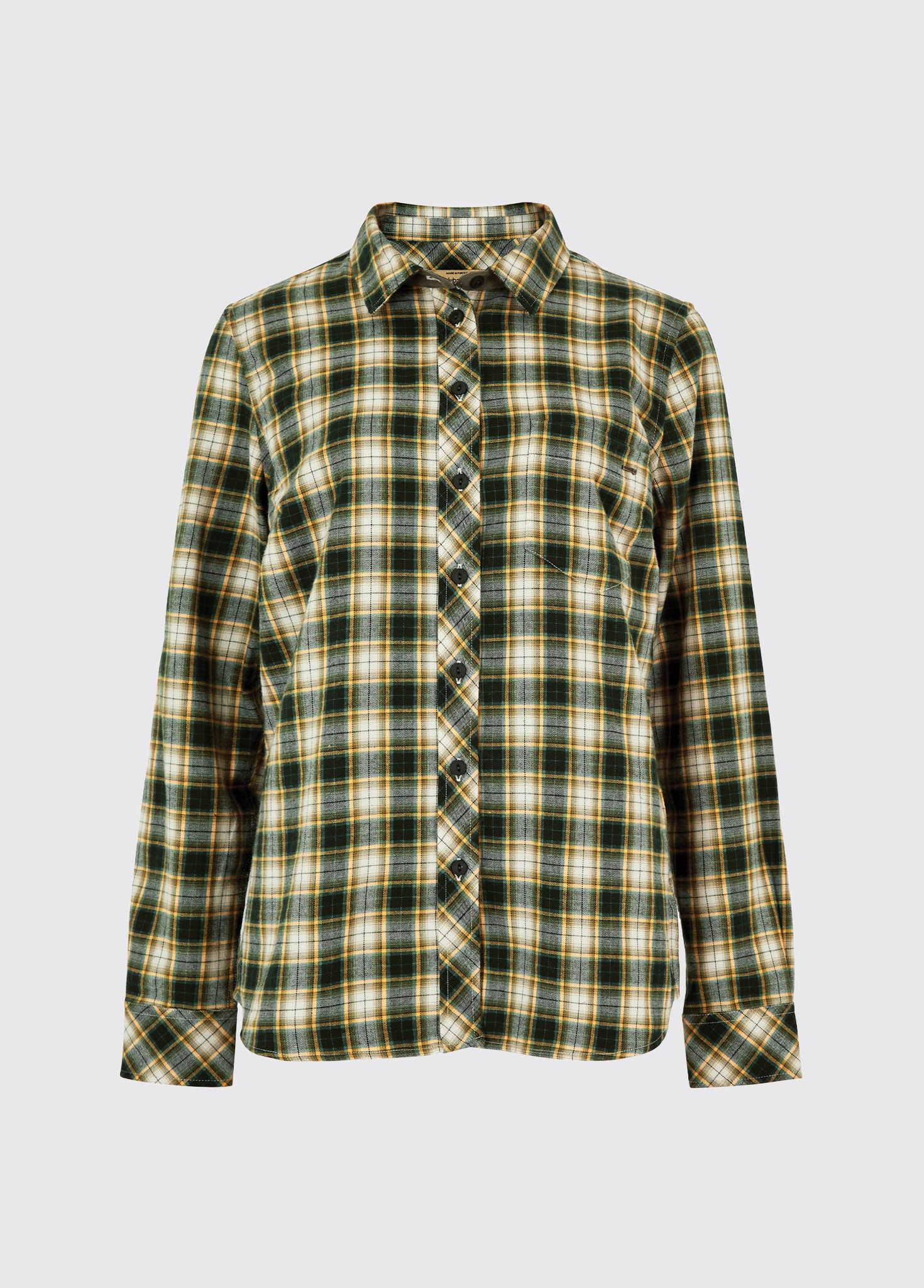 トップス Midorikawa | WOOL SHIRTS TARTAN CHECK Japonica Check Shirt - Olive