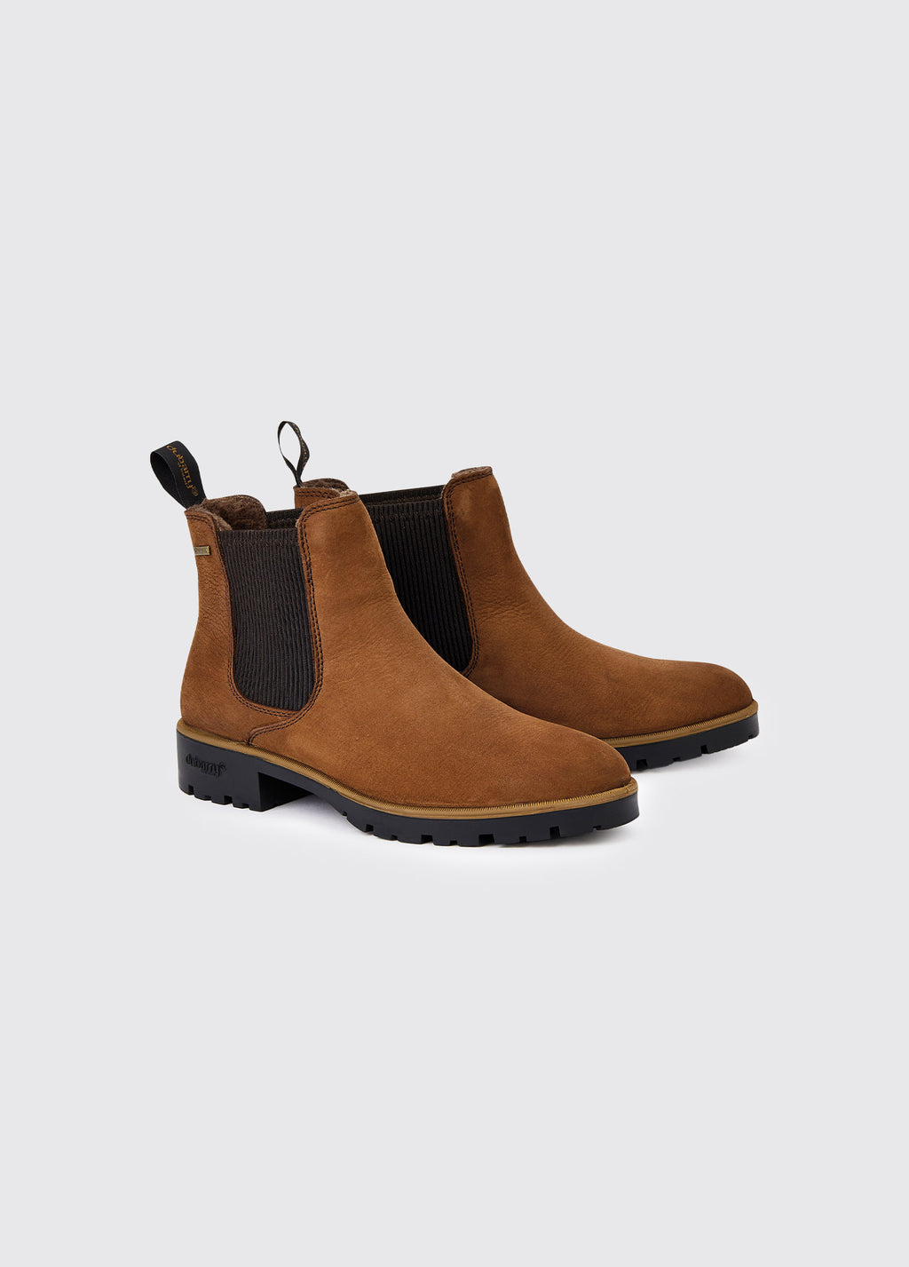 Kilcommon Faux Fur lined Chelsea Boot Walnut