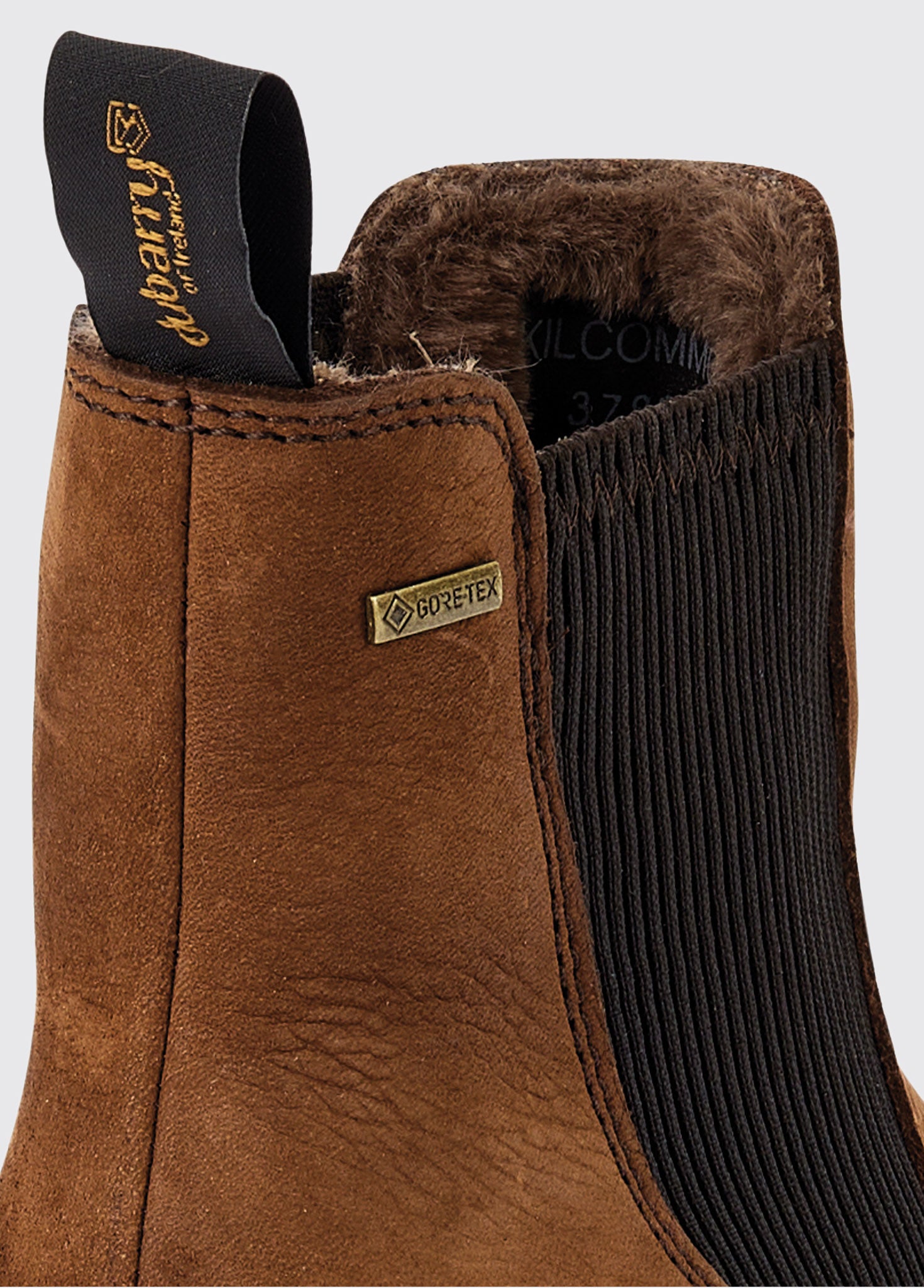 shelley シェリー デュバリー　Dubarry Kilcommon Faux Fur-lined Chelsea Boot - Walnut