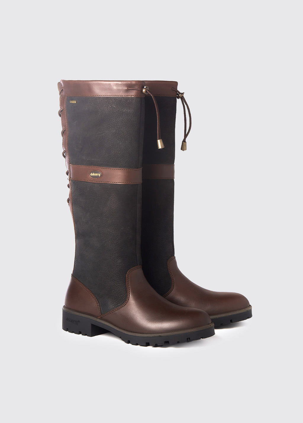 Glanmire Adjustable Calf Country Boot Black Brown