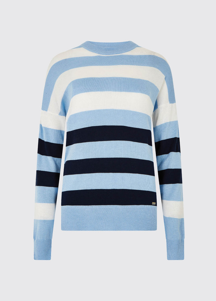 Aranmore Crew Neck sweater - Light Sky