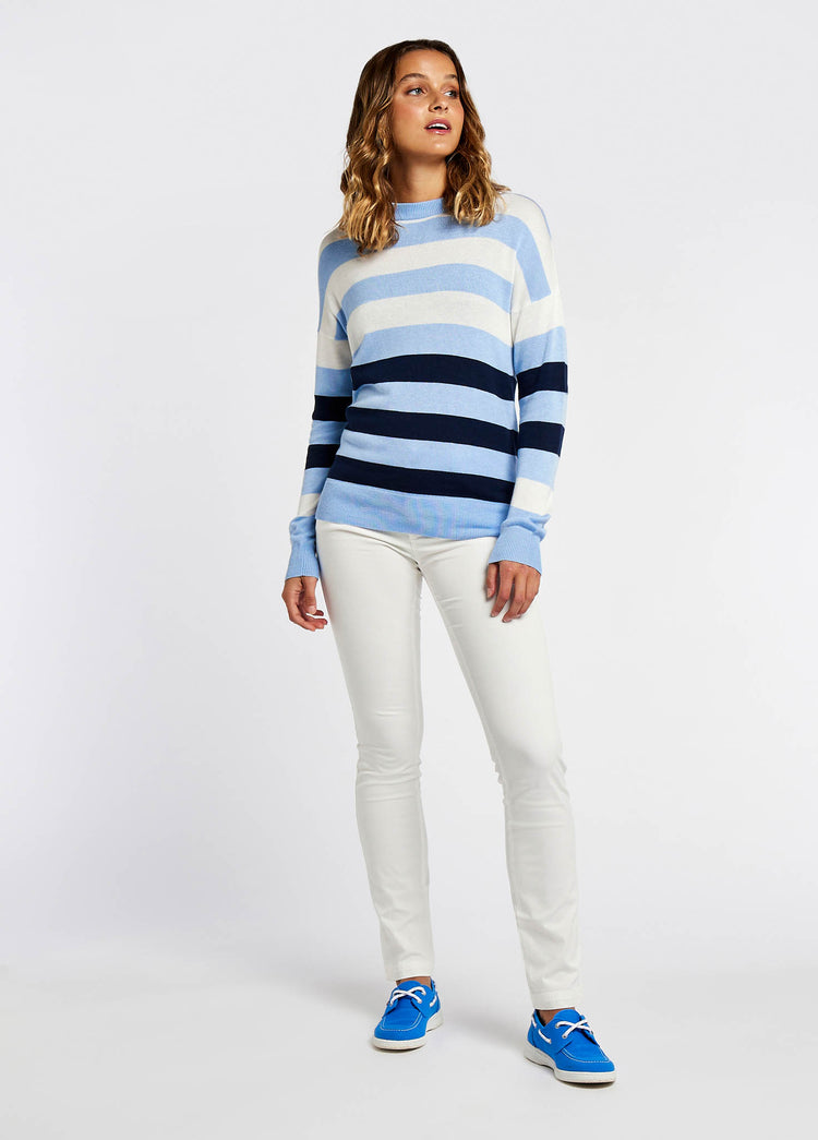 Aranmore Crew Neck sweater - Light Sky