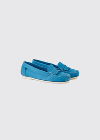 Florence Deck Shoe - Blue Mist - Size EU 38