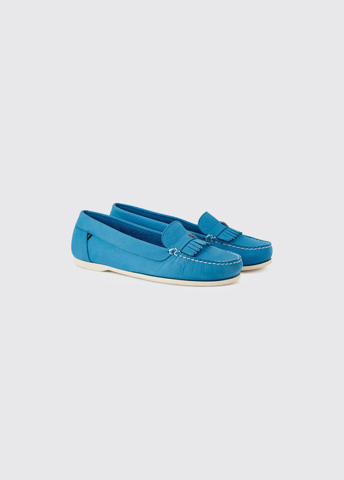 Florence Deck Shoe - Blue Mist - Size EU 38