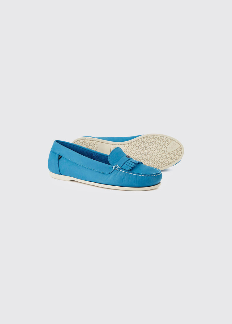 Florence Deck Shoe - Blue Mist - Size EU 38