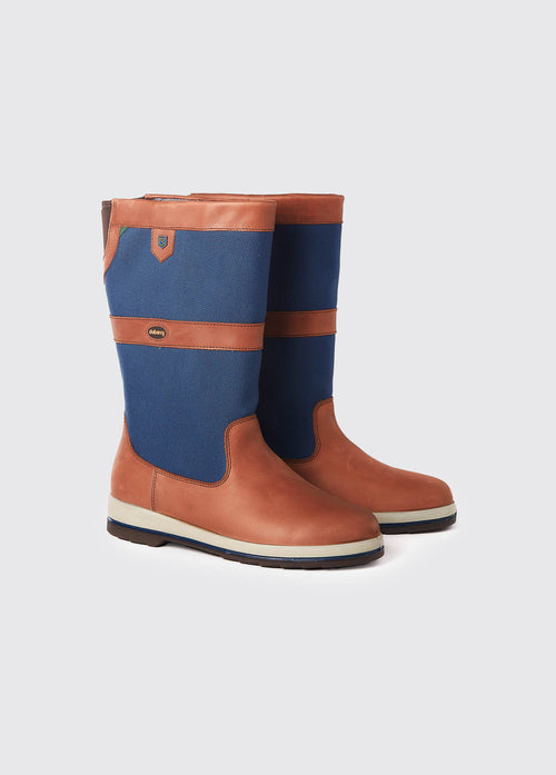 Shamrock Ladies ExtraFit™  Sailing Boot - Navy/Brown